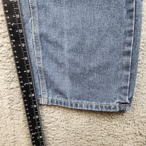 Men's Slim Straight Leg Moto Jeans Size 42 Stretch Biker Articulated Knees Kaalu - Picture 7 of 10